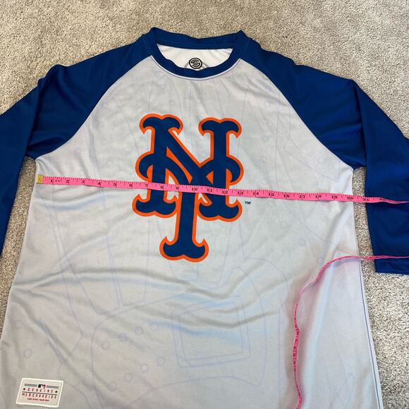 SportsCrate Limited Edition New York Mets Two Tone Longsleeve Size Medium - Picture 8 of 8